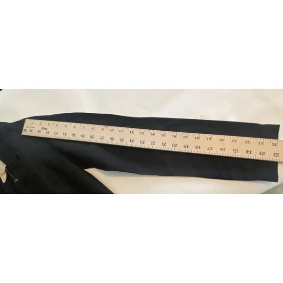 Free People Blazer Women's Black Double Breasted Linen Blend Jacket Sz XS Preppy - Picture 12 of 16